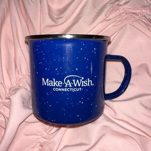 NWOT "Make-A-Wish Connecticut" Blue Mug